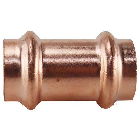 COPPER PRESS BY TMG 3/4 in. x 3/4 in. Copper Press x Press Repair Coupling with No Stop XPRC34NS